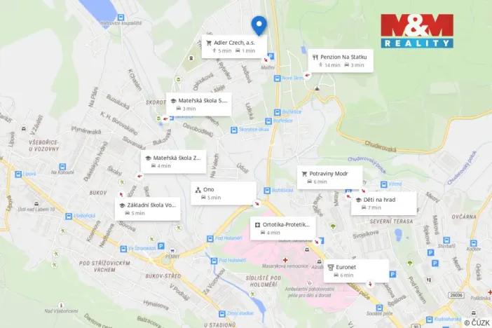Prodej rodinného domu, Ústí nad Labem, Lísková, 159 m2
