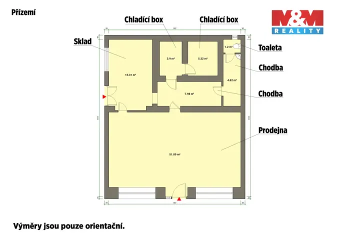 Pronájem obchodního prostoru, Sokolov, Sokolovská, 89 m2