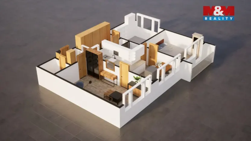 Prodej bytu 3+1, Praha - Strašnice, Tuklatská, 72 m2