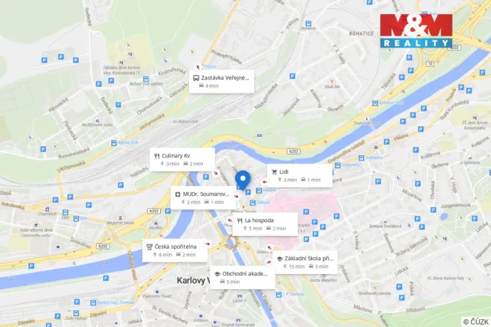 Prodej bytu 1+1, Karlovy Vary, K. Čapka, 36 m2