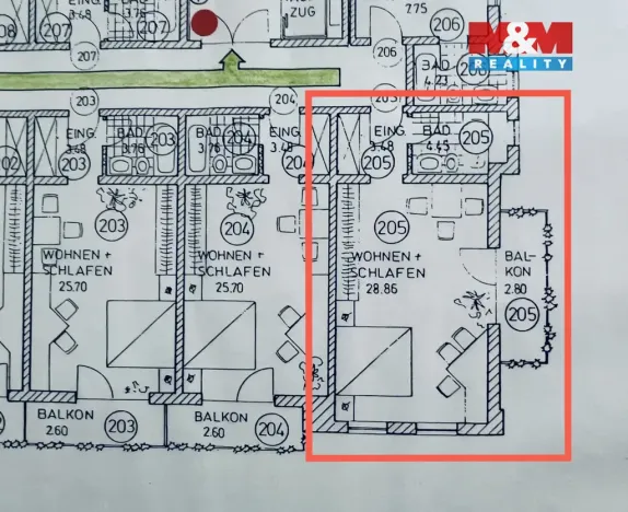 Prodej bytu 2+1, Sušice - Sušice I, Americké armády, 39 m2