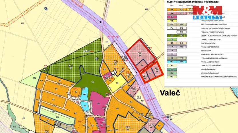 Prodej pozemku pro bydlení, Valeč, 841 m2