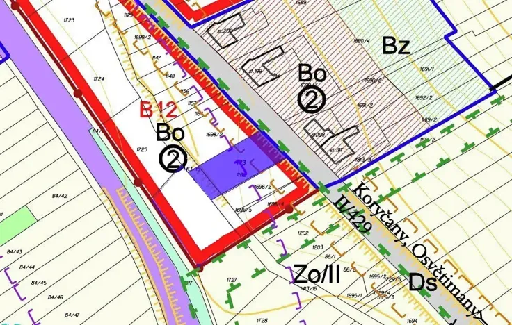 Prodej pozemku pro bydlení, Nemotice, 777 m2