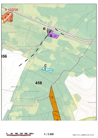 Prodej lesa, Dolní Hořice, 3496 m2