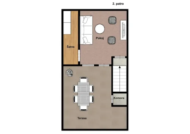 Prodej rodinného domu, Praha - Braník, Zelený pruh, 95 m2