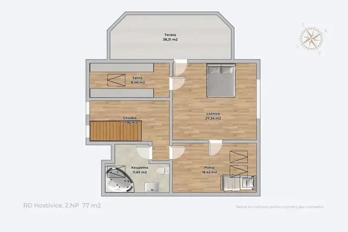 Prodej rodinného domu, Hostivice, Zimní, 224 m2
