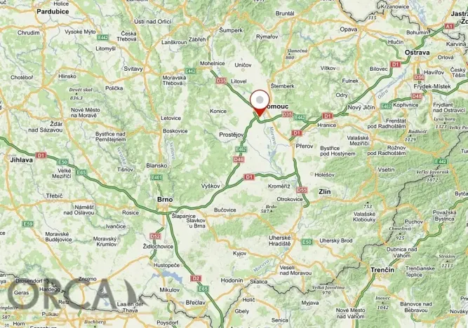 Prodej podílu komerčního pozemku, Olomouc, 2811 m2