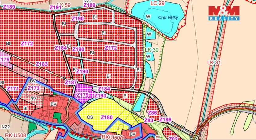Prodej pozemku pro bydlení, Ostrov - Kfely, 1352 m2
