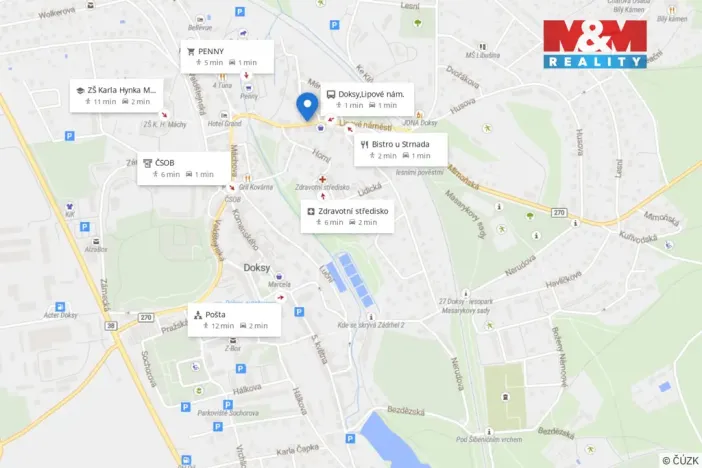 Prodej bytu 2+1, Doksy, Sokolská, 54 m2