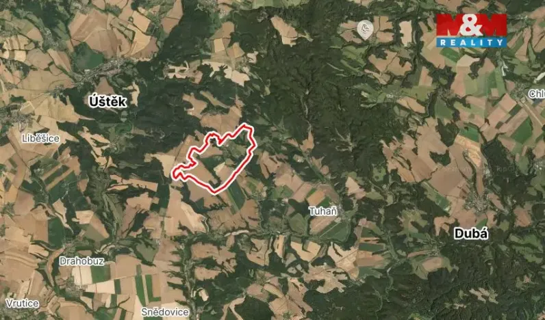 Prodej zahrady, Úštěk - Kalovice, 725 m2