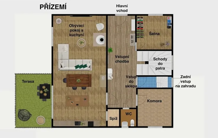 Prodej rodinného domu, Církvice, 154 m2