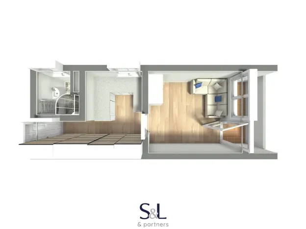 Pronájem bytu 1+1, Česká Lípa, Heroutova, 25 m2