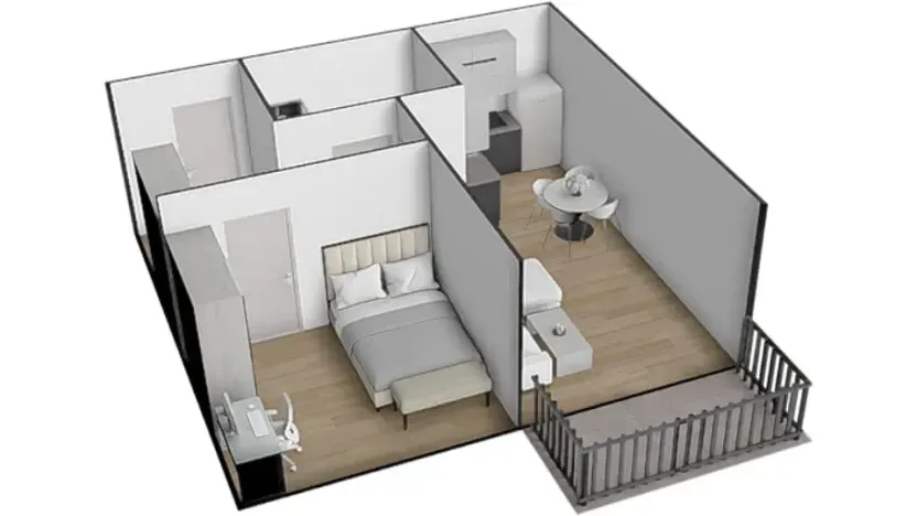 Pronájem bytu 2+kk, Brno, třída Generála Píky, 56 m2