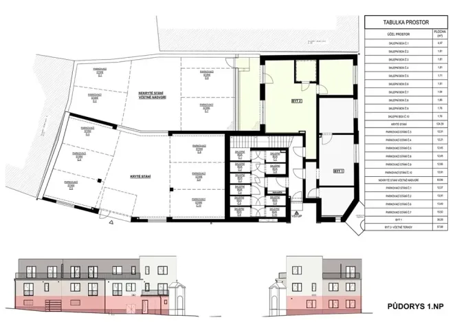 Prodej bytu 3+kk, Ivančice, 66 m2