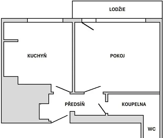Prodej bytu 1+1, Příbram, Čechovská, 35 m2