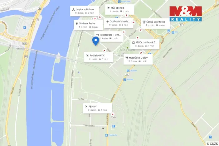 Pronájem bytu 2+1, Ústí nad Labem - Střekov, Kozinova, 52 m2