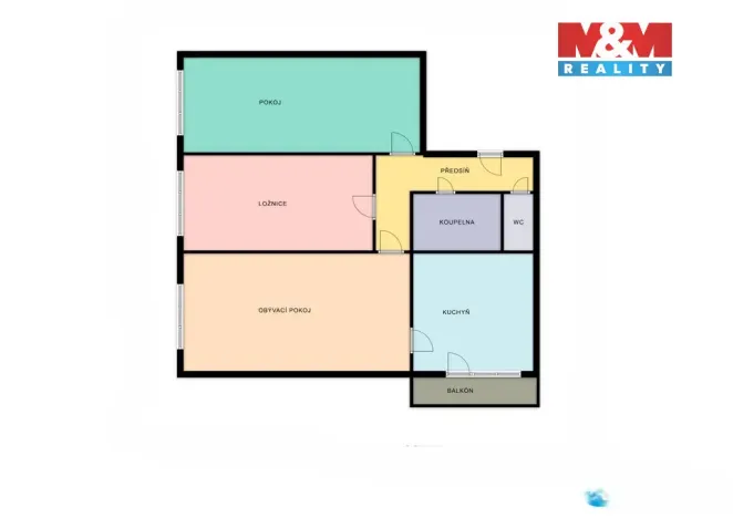 Prodej bytu 3+1, Bohumín - Nový Bohumín, Čáslavská, 60 m2