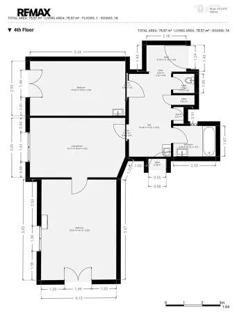 Prodej bytu 3+kk, Praha - Nusle, Čiklova, 76 m2