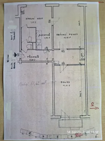Pronájem bytu 2+1, Brno, Lýskova, 61 m2