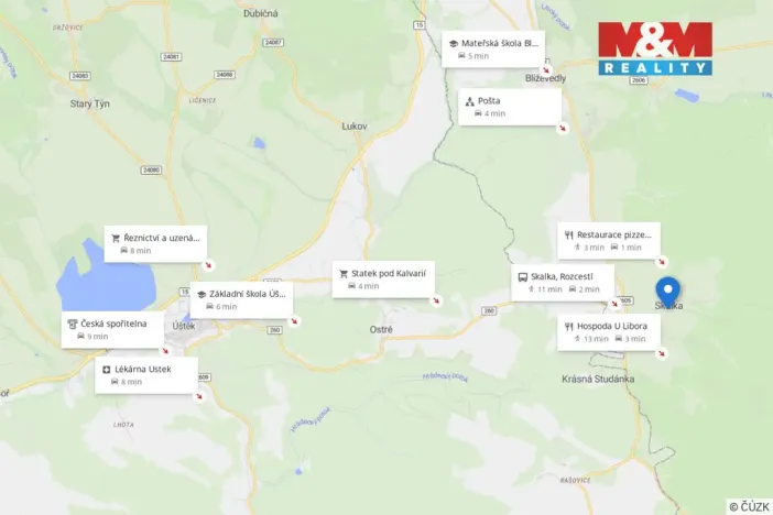 Prodej rodinného domu, Blíževedly - Skalka, 248 m2