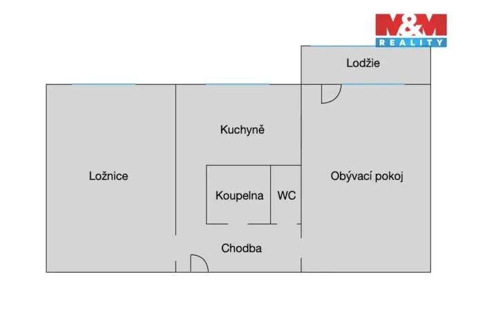 Prodej bytu 2+1, Karviná - Mizerov, Tyršova, 48 m2