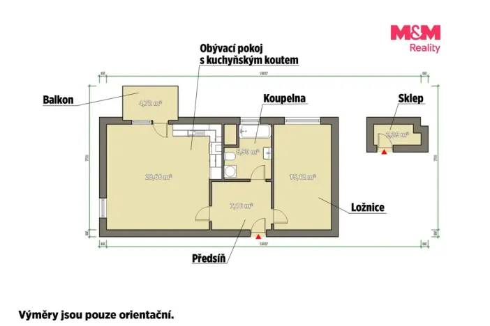 Pronájem bytu 2+kk, Heřmanova Huť - Vlkýš, U Pondu, 60 m2