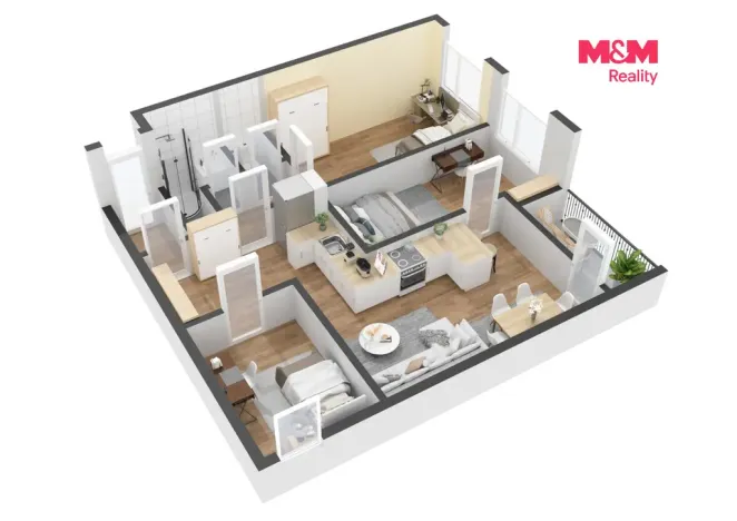 Prodej bytu 4+kk, Praha - Holešovice, Tovární, 70 m2