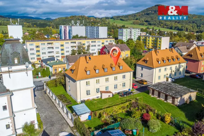 Prodej bytu 3+1, Cvikov - Cvikov II, Komenského, 56 m2