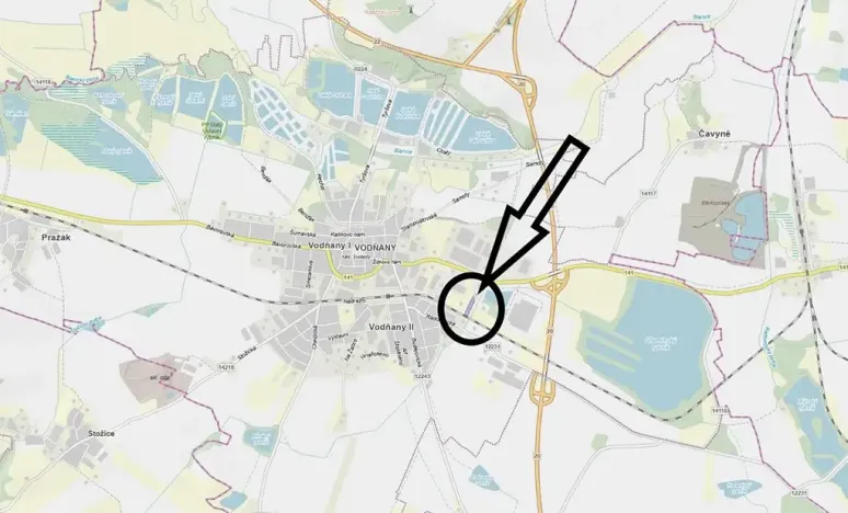 Prodej komerčního pozemku, Vodňany, 4129 m2