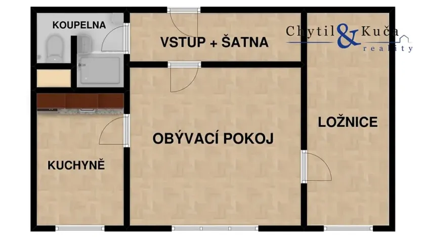 Prodej bytu 2+1, Přerov, Dr. Milady Horákové, 43 m2