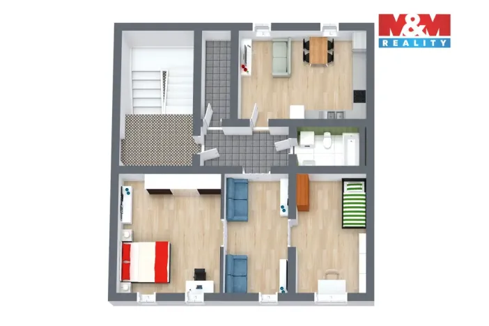 Prodej bytu 2+1, Františkovy Lázně, Anglická, 63 m2