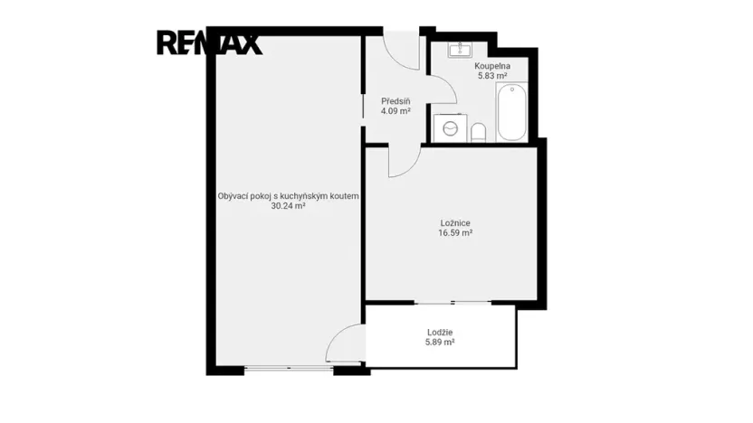 Pronájem bytu 2+kk, Praha - Břevnov, Radimova, 59 m2