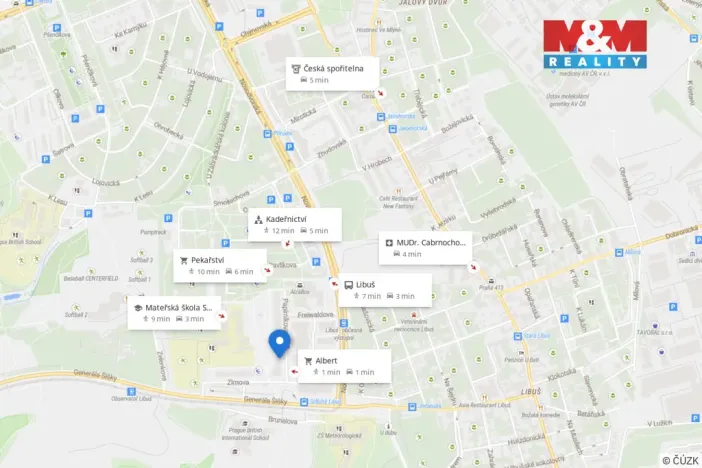 Prodej bytu 3+1, Praha - Kamýk, Papírníkova, 66 m2