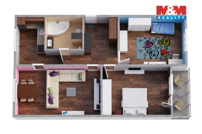 Prodej bytu 3+1, Horní Slavkov, Dlouhá, 76 m2