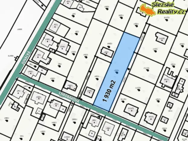 Prodej pozemku pro bydlení, Ostrava, 1930 m2