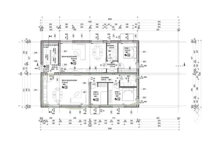 Prodej bytu 3+kk, Vrsi, Chorvatsko, Put Konobina, 79 m2