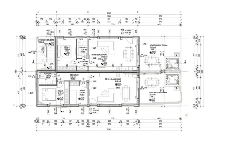 Prodej bytu 2+kk, Vrsi, Chorvatsko, Put Konobina, 65 m2