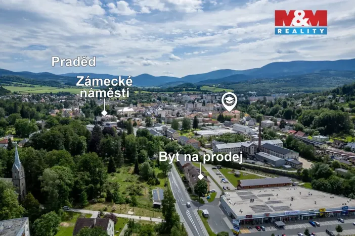Prodej bytu 3+kk, Jeseník, Bezručova, 81 m2