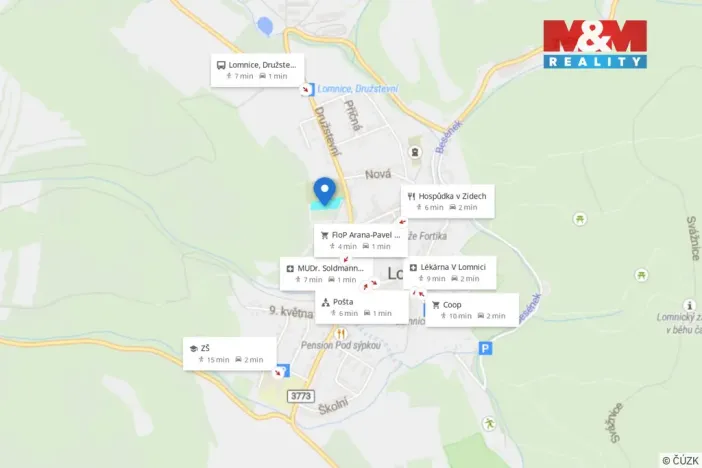 Prodej pozemku pro bydlení, Lomnice, 3601 m2
