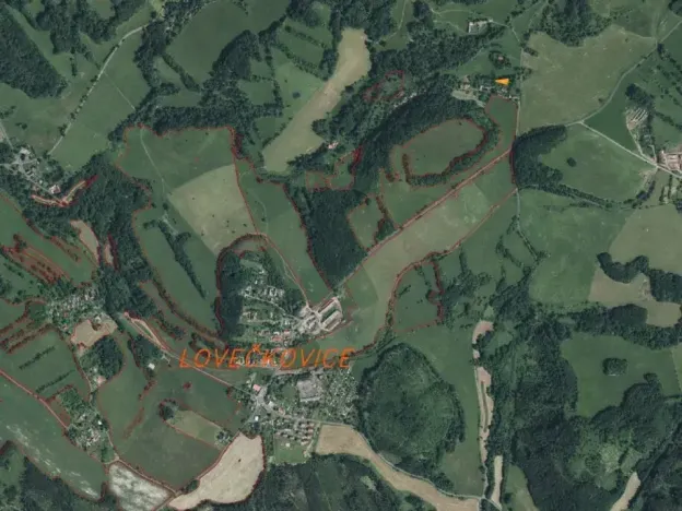 Dražba louky, Lovečkovice, 436 m2
