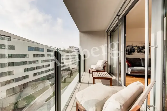 Pronájem bytu 2+kk, Praha - Karlín, U Mlýnského kanálu, 56 m2