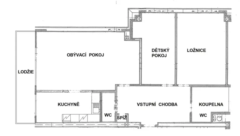 Prodej bytu 3+1, Poděbrady, Dr. Horákové, 98 m2