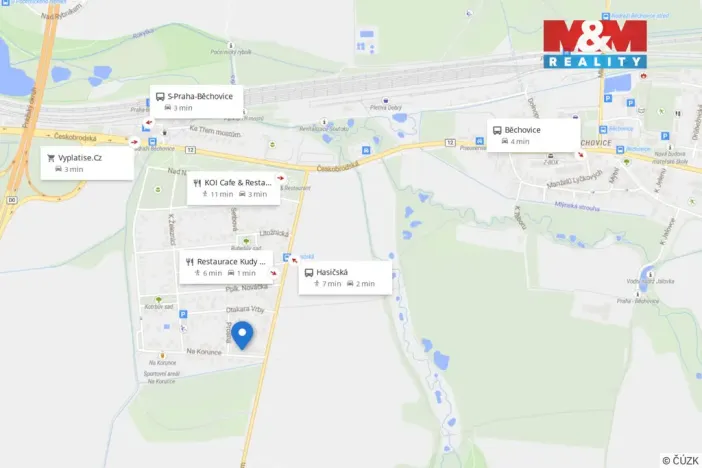 Pronájem bytu 3+kk, Praha - Běchovice, Na Korunce, 99 m2