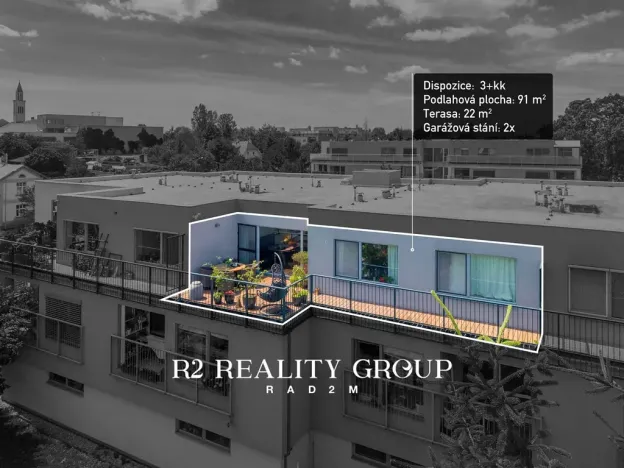 Prodej bytu 3+kk, Olomouc - Hejčín, Nová hejčínská, 91 m2
