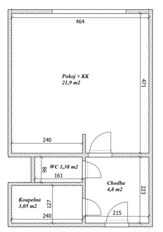 Prodej bytu 1+kk, Brno, Blatnická, 31 m2