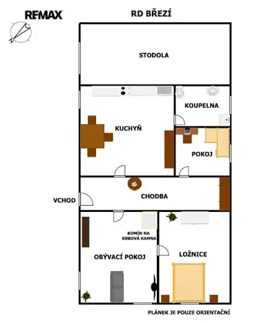 Prodej rodinného domu, Březí, V Kuťatech, 65 m2