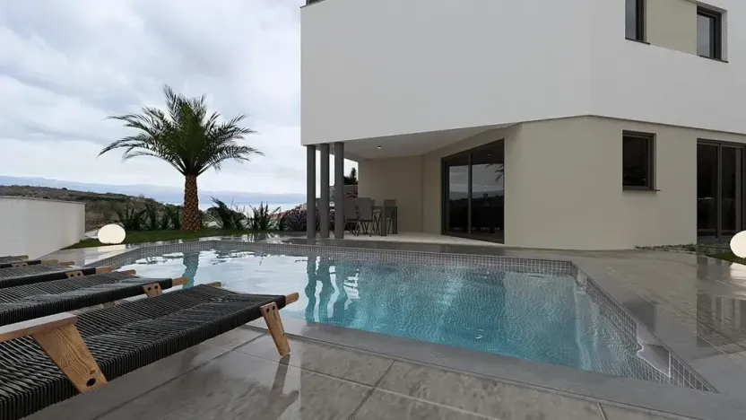 Prodej bytu 4+kk, Vrbnik, Chorvatsko, 101 m2