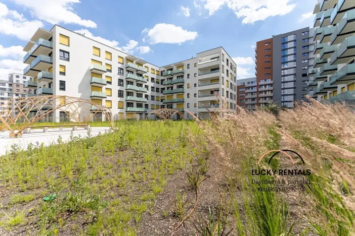 Pronájem bytu 2+kk, Praha - Vysočany, Pod Harfou, 42 m2