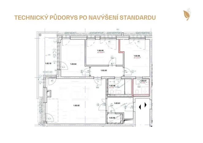 Prodej bytu 4+kk, Praha - Dolní Chabry, Dvorní, 101 m2