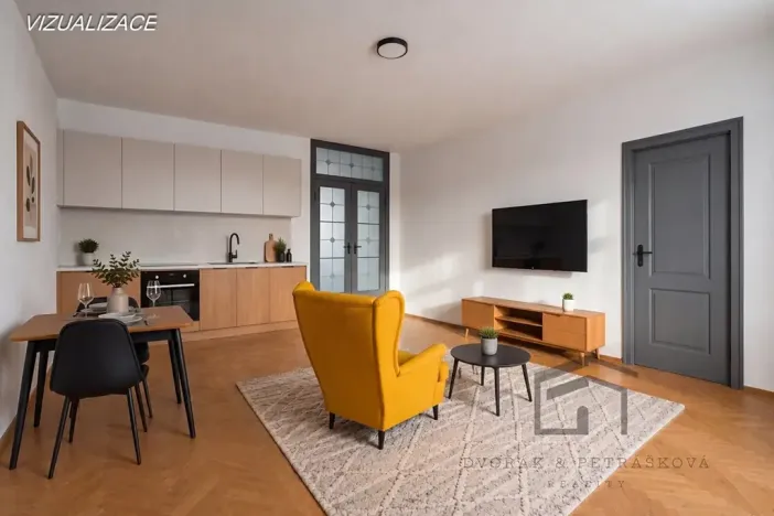 Prodej bytu 1+1, Praha - Vinohrady, Čáslavská, 39 m2